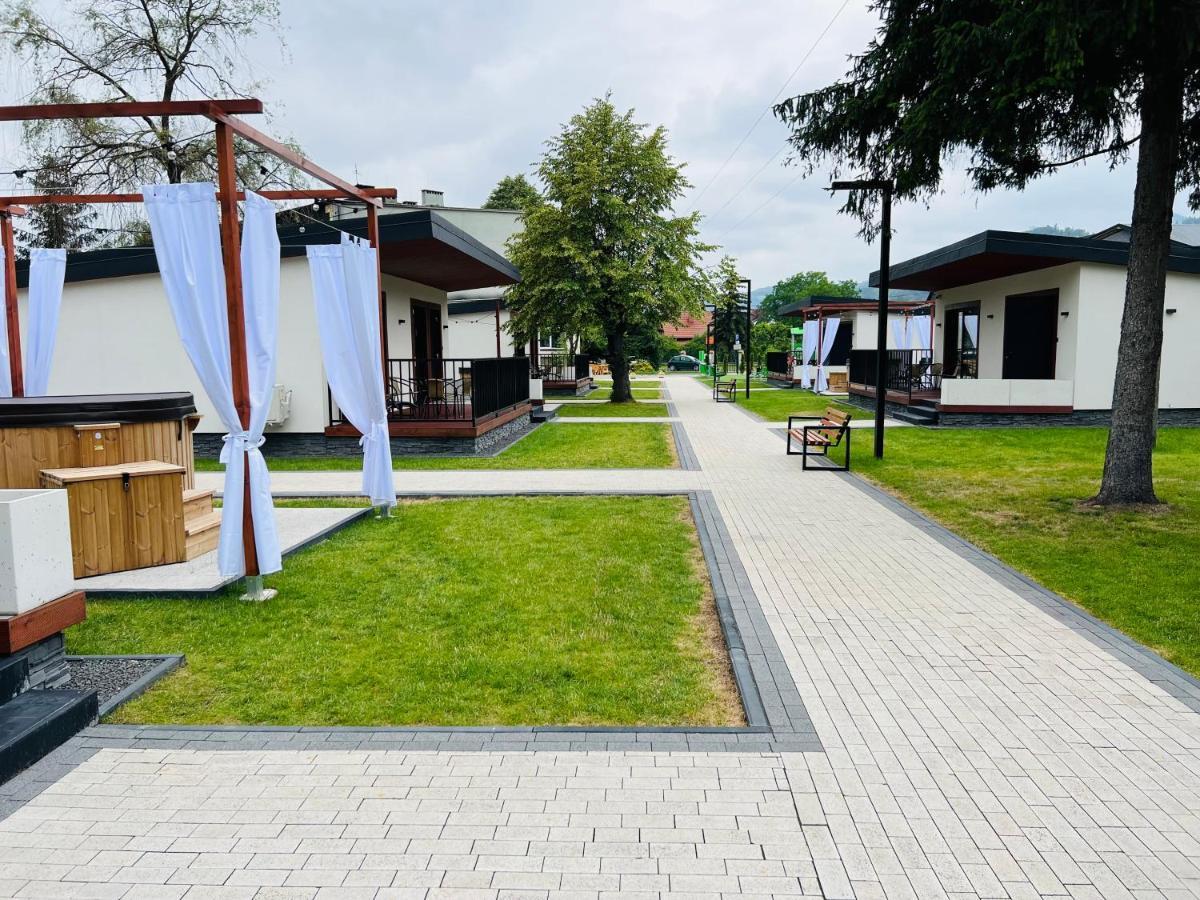 Wrzos Resort & Wellness **** Domki Caloroczne ベンギエルスカ・グルカ エクステリア 写真